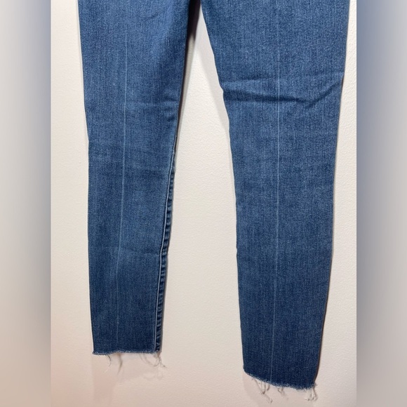 MOTHER Jeans Women’s Size 25 High Waisted Looker Ankle Fray in Walking on Coals - Picture 8 of 14